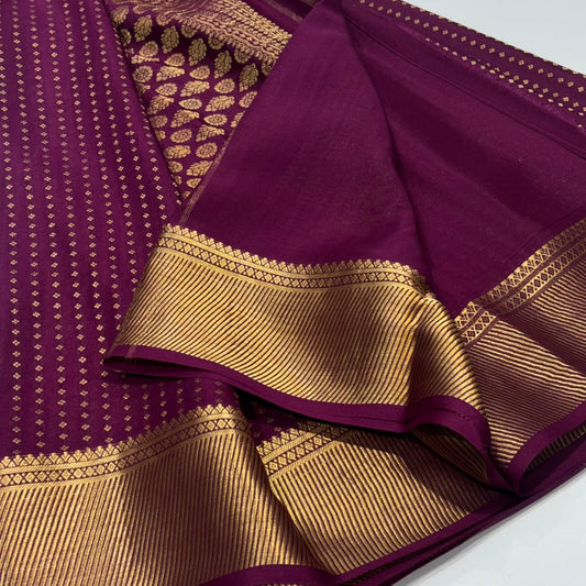 Pure Mysore Crepe Silk Saree
