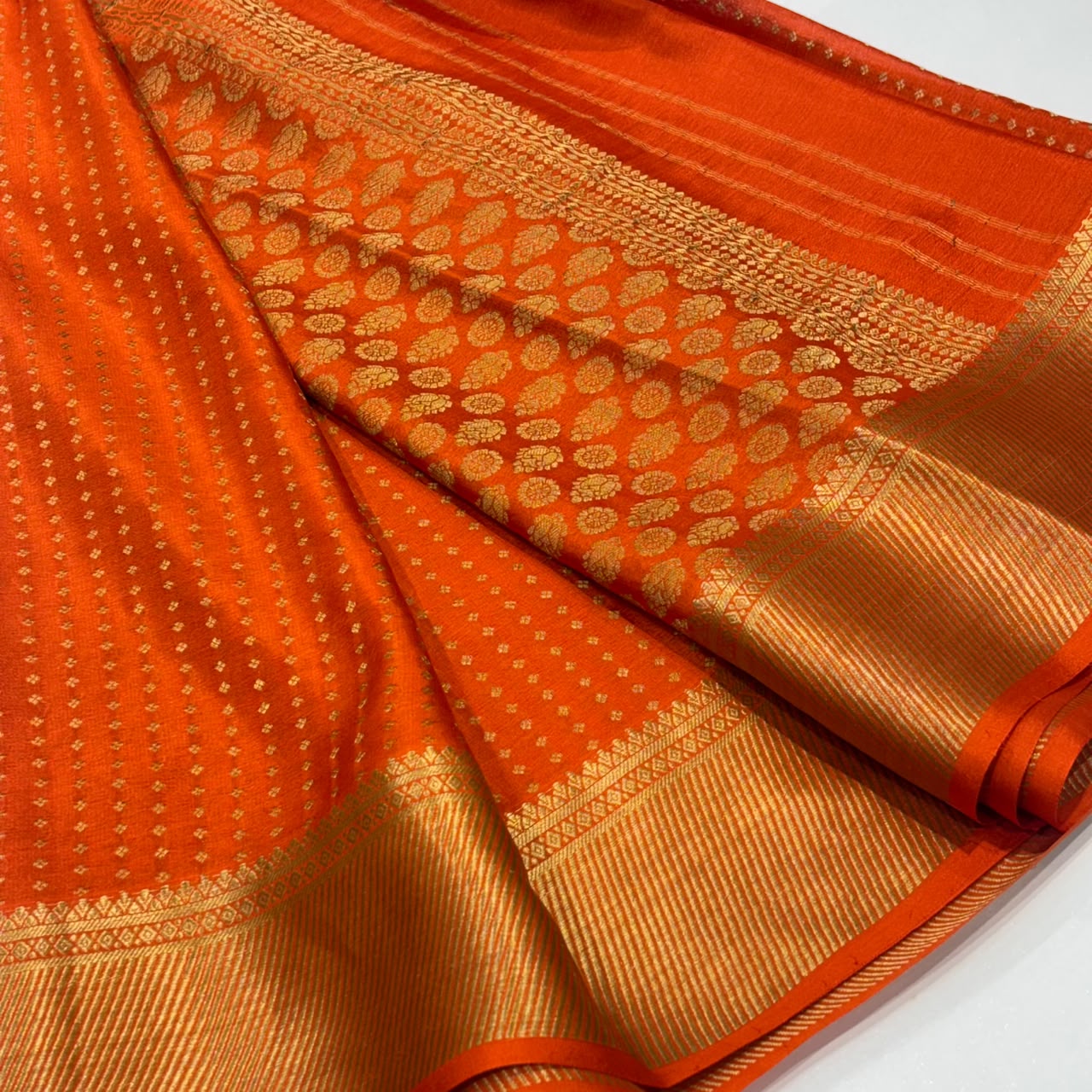Pure Mysore Crepe Silk Saree