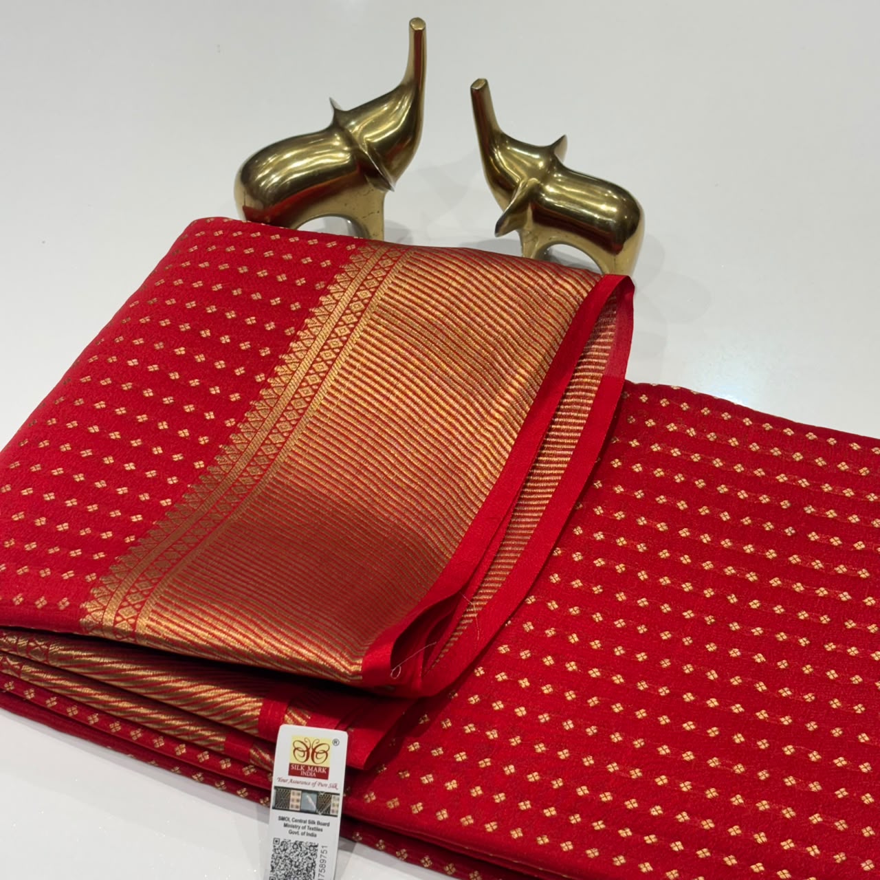 Pure Mysore Crepe Silk Saree