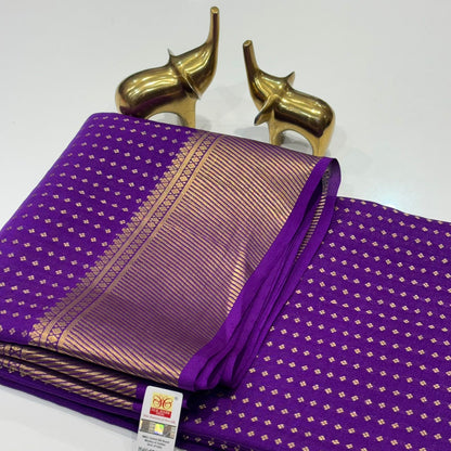Pure Mysore Crepe Silk Saree
