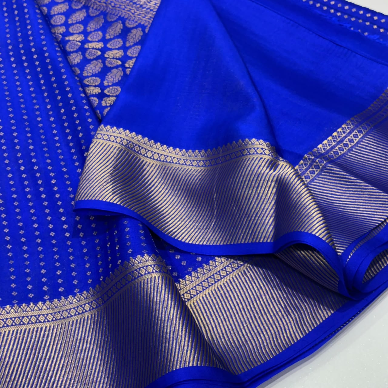 Pure Mysore Crepe Silk Saree