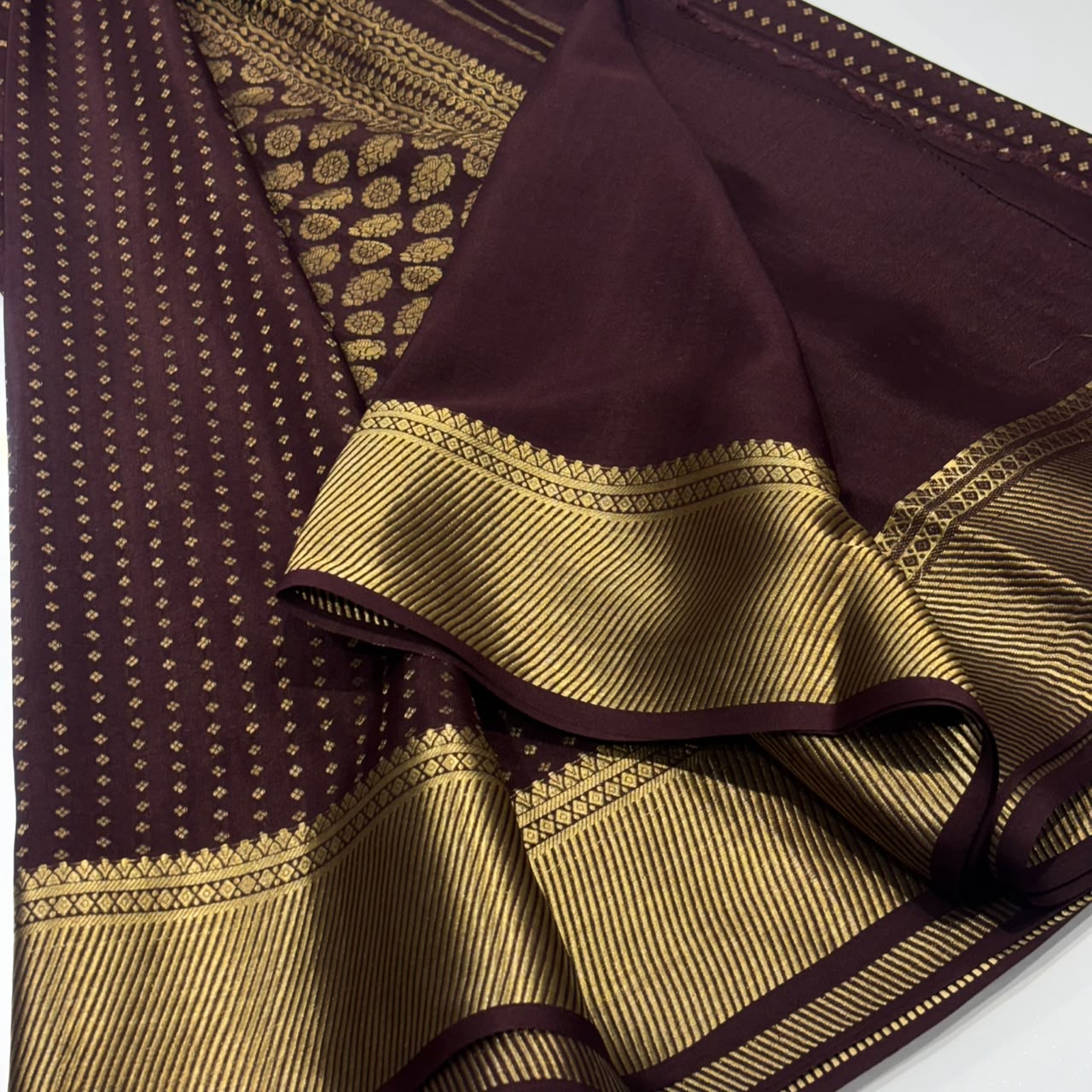 Pure Mysore Crepe Silk Saree