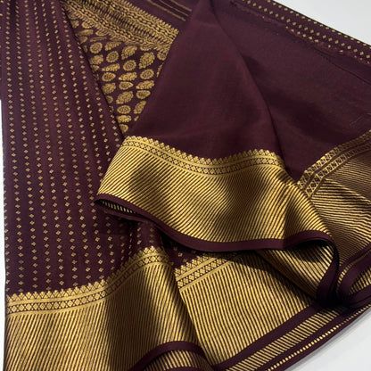 Pure Mysore Crepe Silk Saree