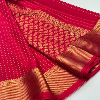 Pure Mysore Crepe Silk Saree