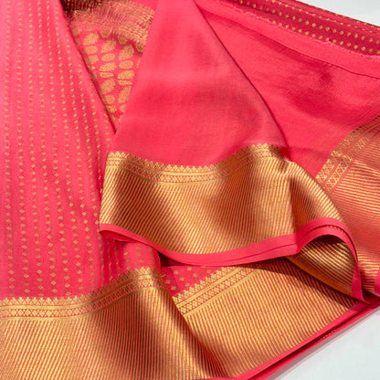 Pure Mysore Crepe Silk Saree