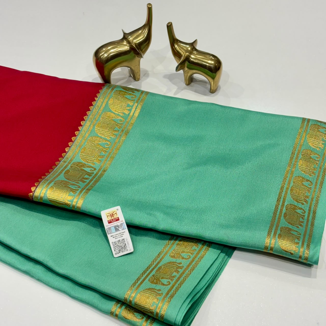 Pure Mysore Crepe Silk Saree