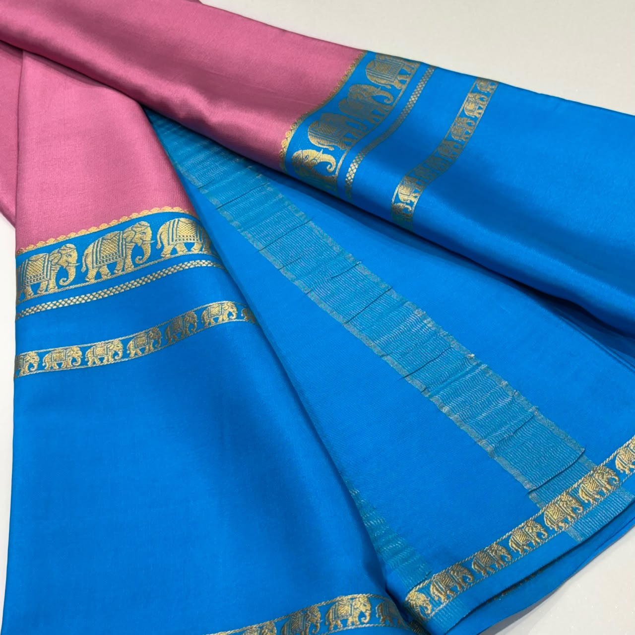 Pure Mysore Crepe Silk Saree
