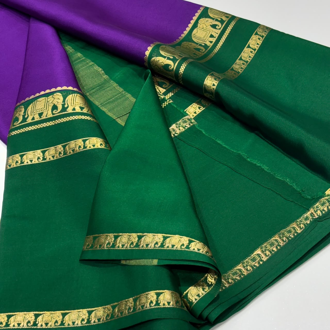Pure Mysore Crepe Silk Saree