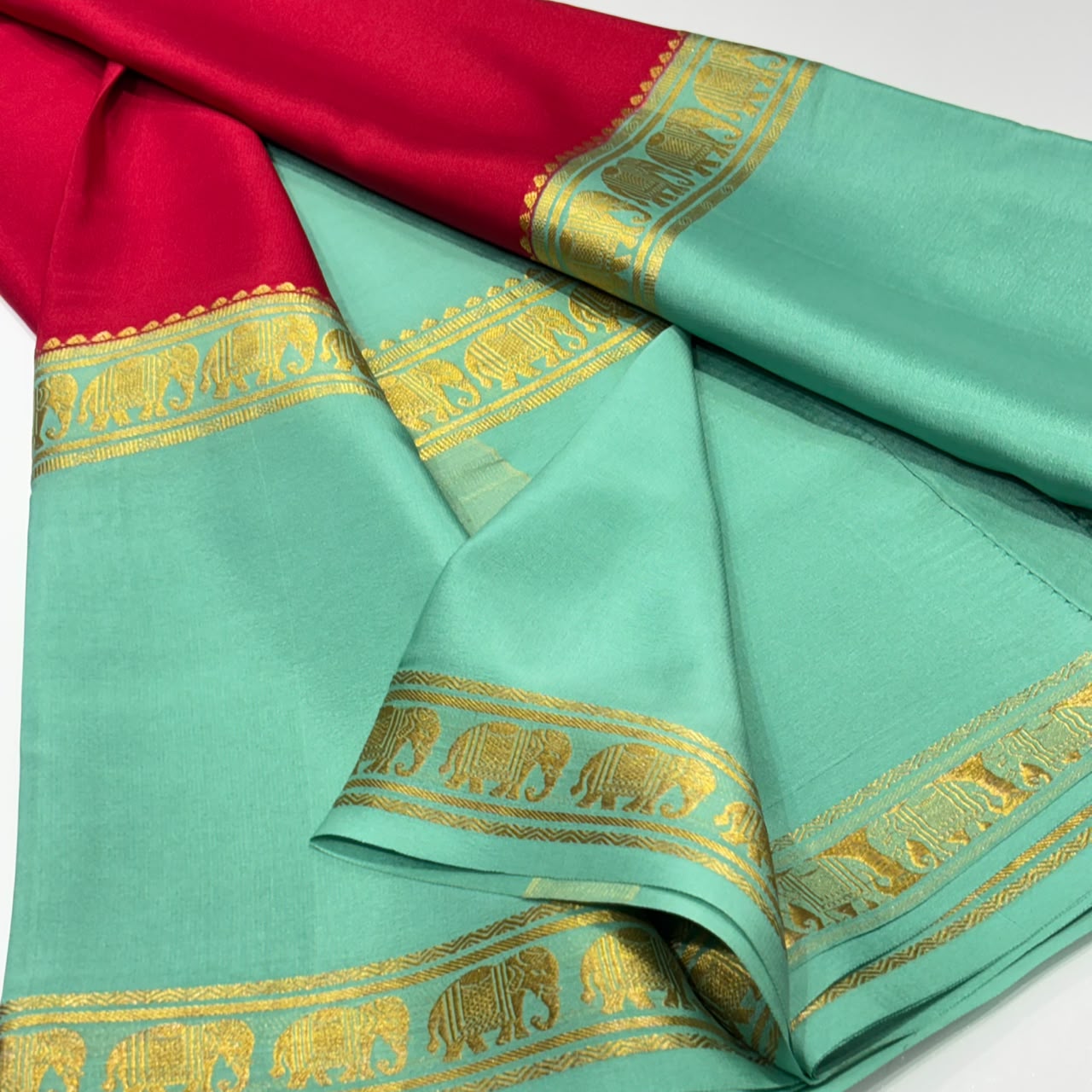 Pure Mysore Crepe Silk Saree