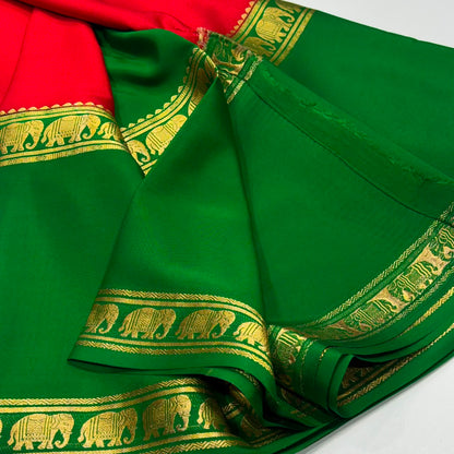 Pure Mysore Crepe Silk Saree