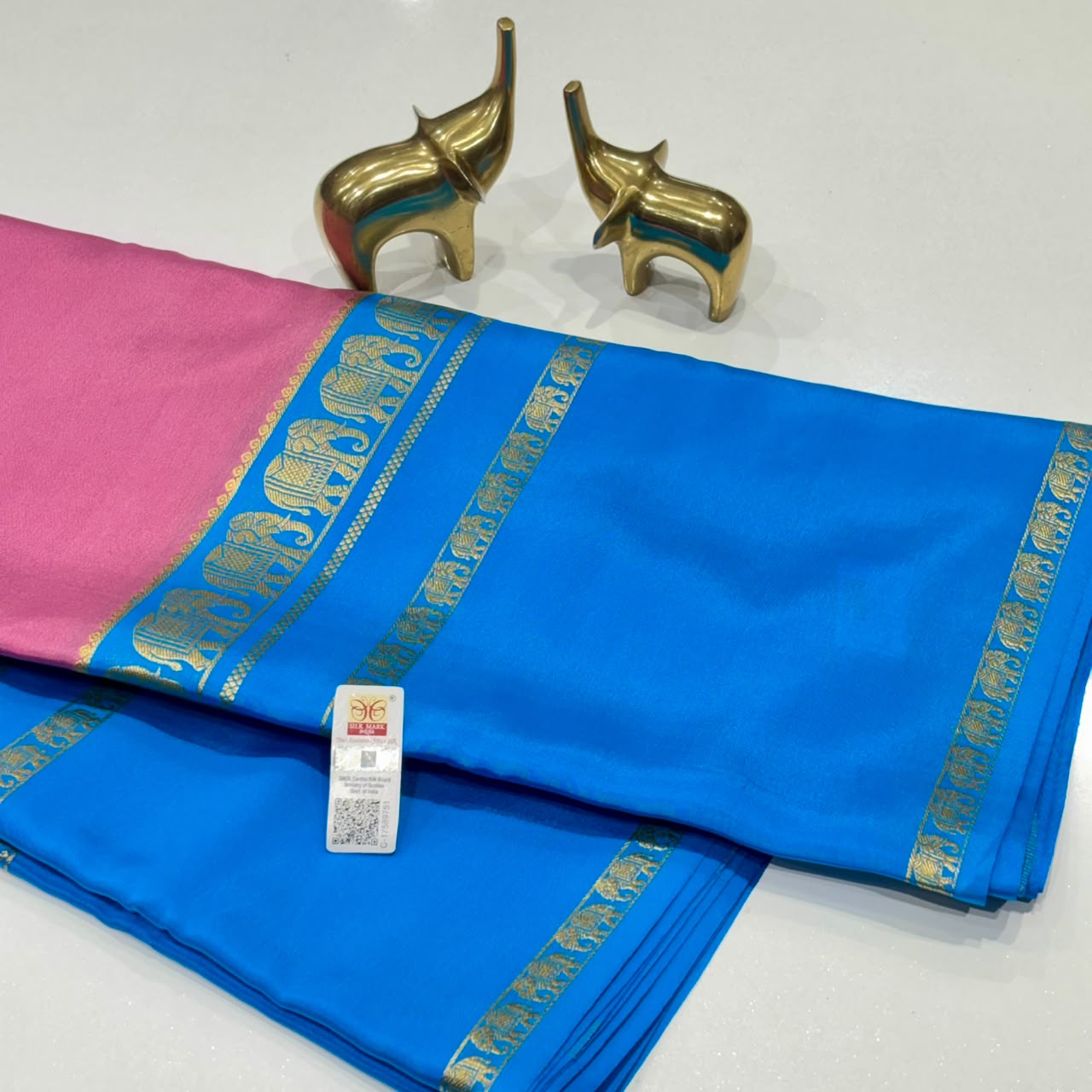 Pure Mysore Crepe Silk Saree