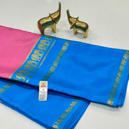 Pure Mysore Crepe Silk Saree