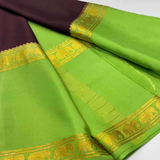 Pure Mysore Crepe Silk Saree