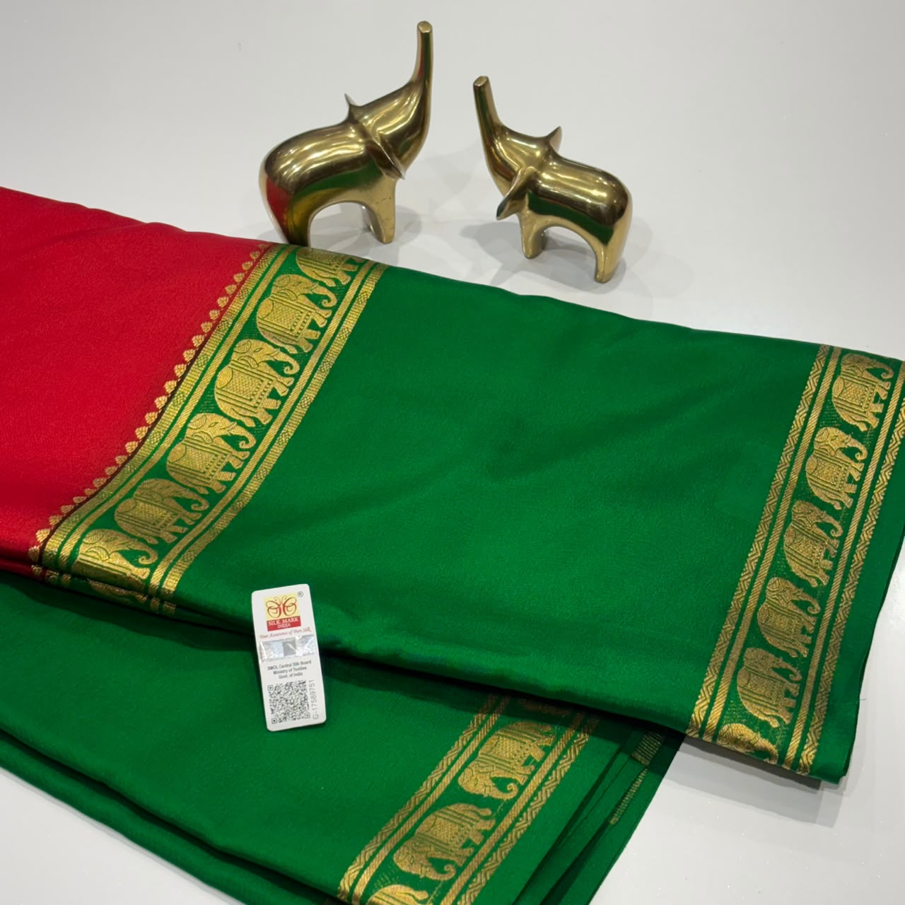 Pure Mysore Crepe Silk Saree