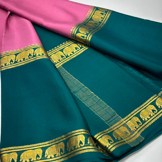 Pure Mysore Crepe Silk Saree