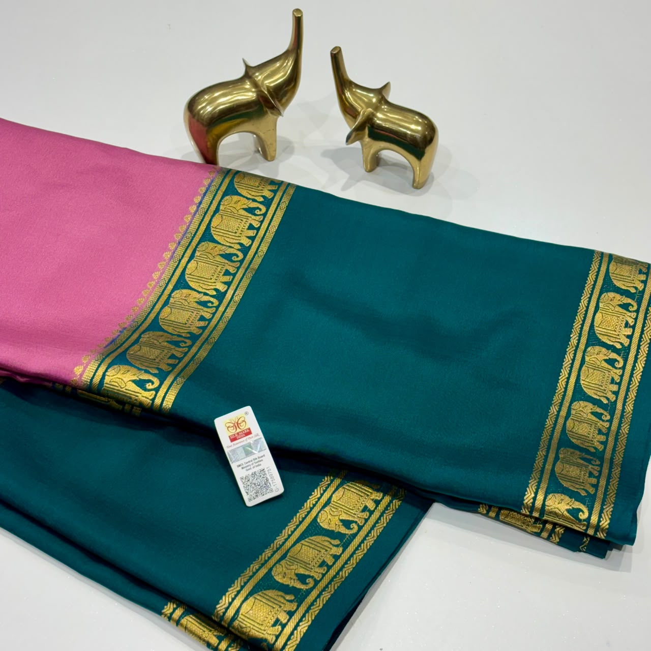 Pure Mysore Crepe Silk Saree
