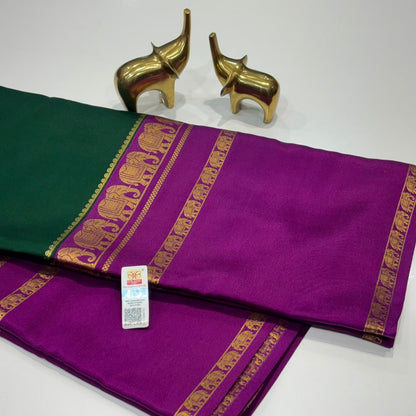 Pure Mysore Crepe Silk Saree