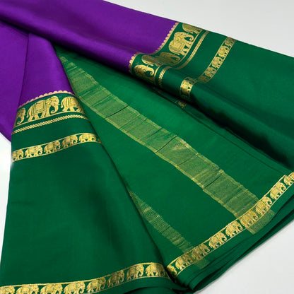 Pure Mysore Crepe Silk Saree