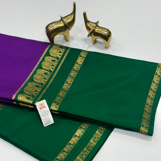 Pure Mysore Crepe Silk Saree