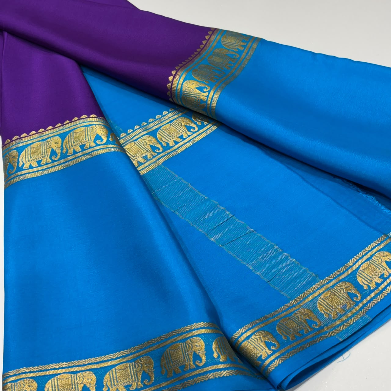 Pure Mysore Crepe Silk Saree