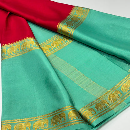 Pure Mysore Crepe Silk Saree