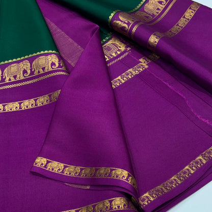 Pure Mysore Crepe Silk Saree