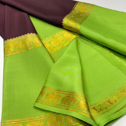 Pure Mysore Crepe Silk Saree