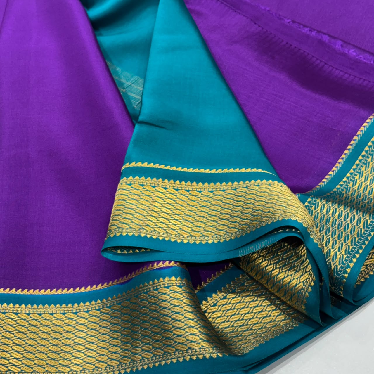 Pure Mysore Crepe Silk Saree