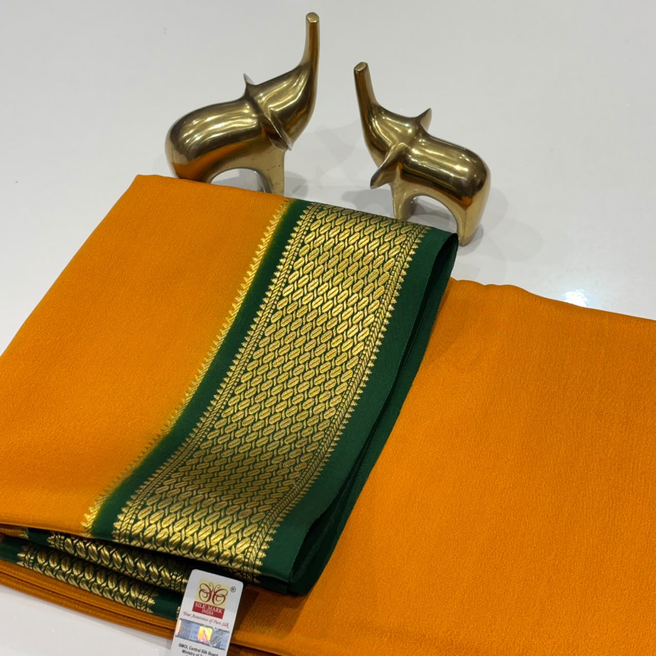Pure Mysore Crepe Silk Saree