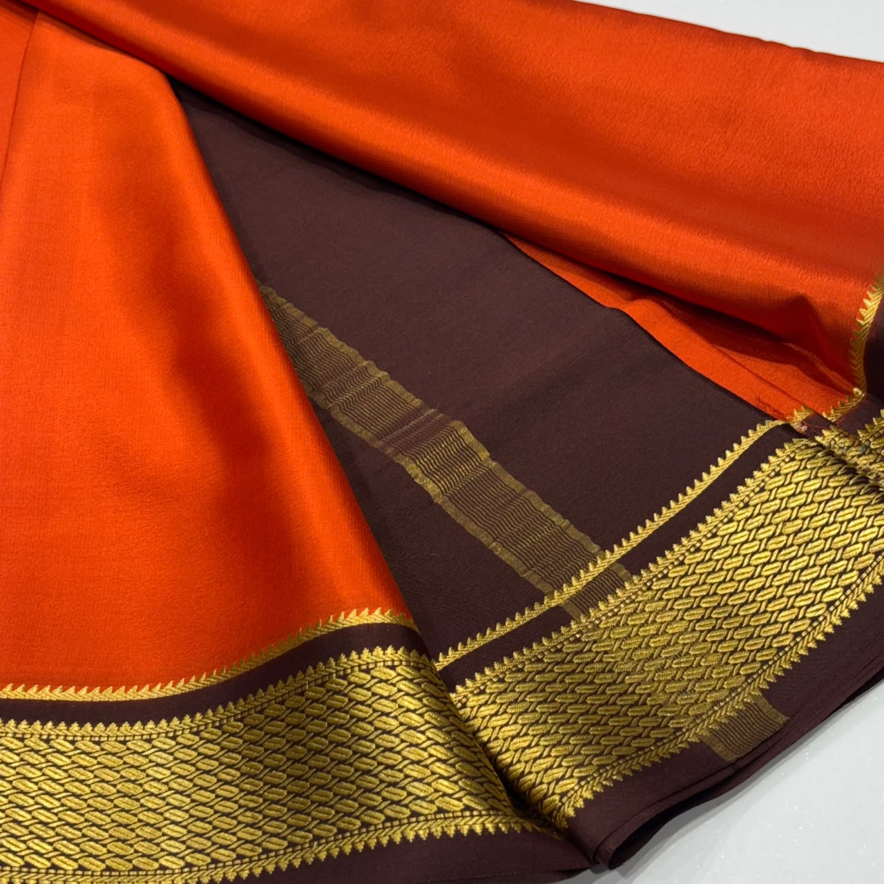 Pure Mysore Crepe Silk Saree