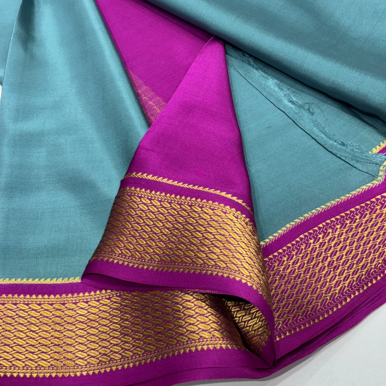 Pure Mysore Crepe Silk Saree