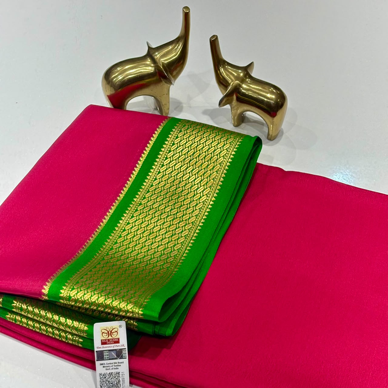 Pure Mysore Crepe Silk Saree