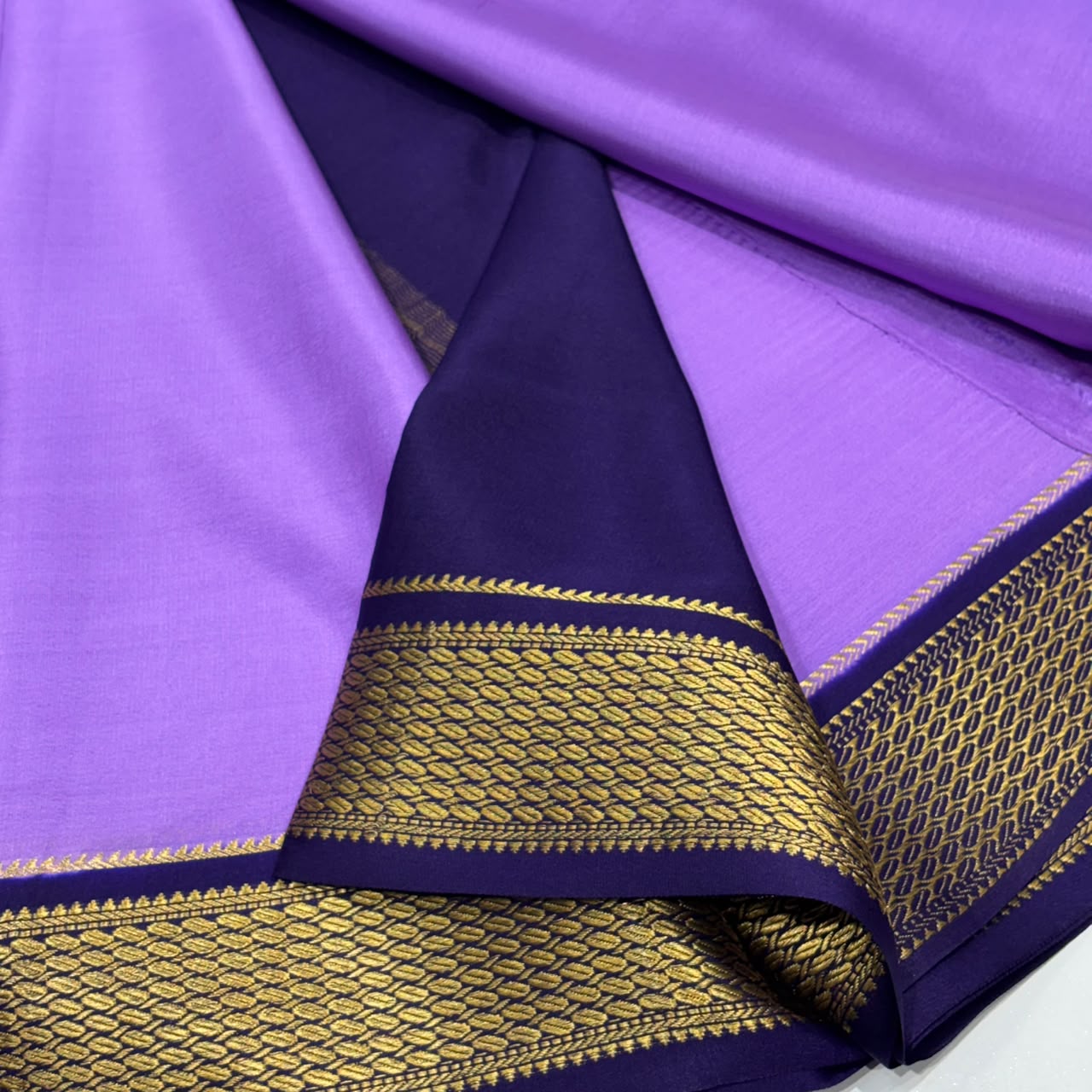 Pure Mysore Crepe Silk Saree