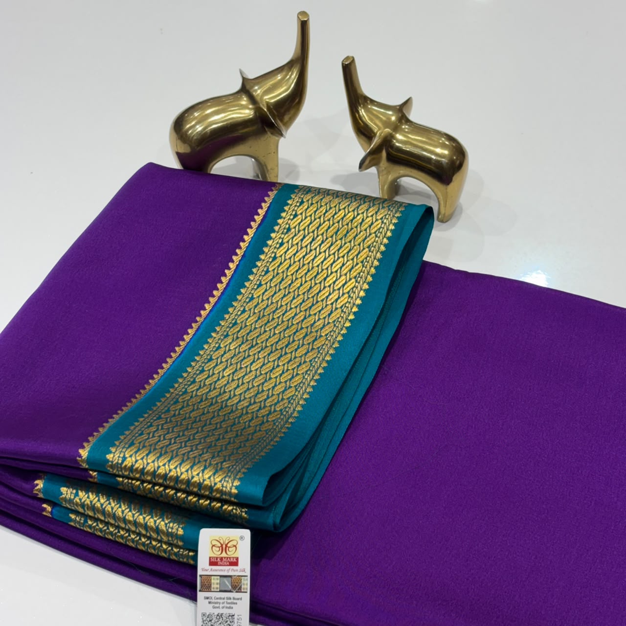 Pure Mysore Crepe Silk Saree