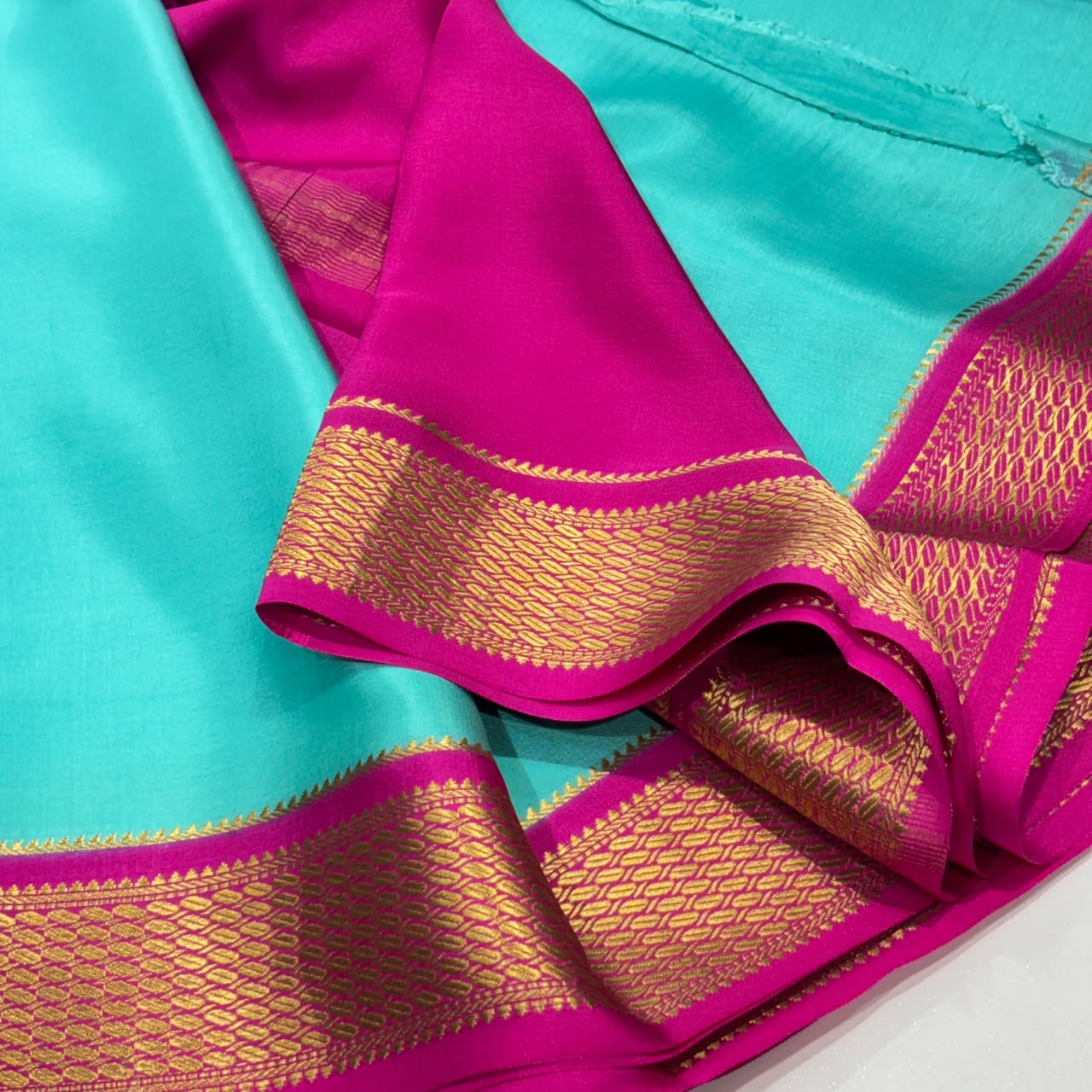 Pure Mysore Crepe Silk Saree