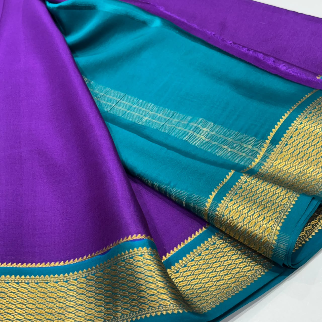 Pure Mysore Crepe Silk Saree