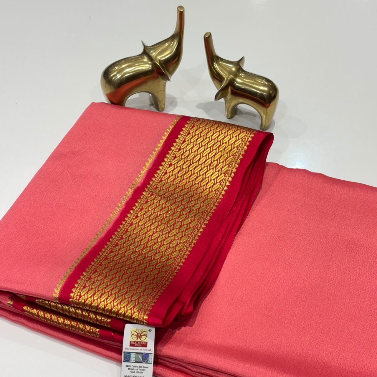 Pure Mysore Crepe Silk Saree
