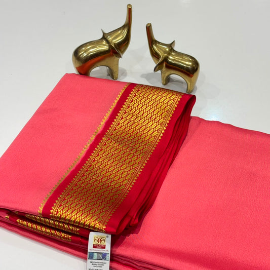 Pure Mysore Crepe Silk Saree
