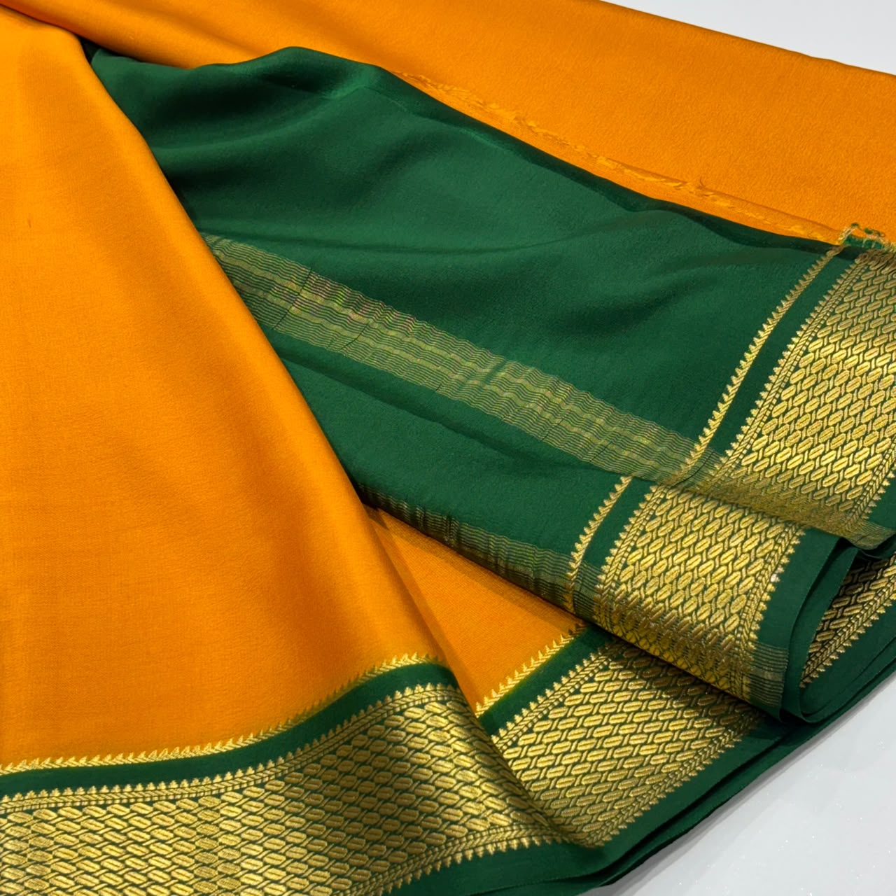 Pure Mysore Crepe Silk Saree