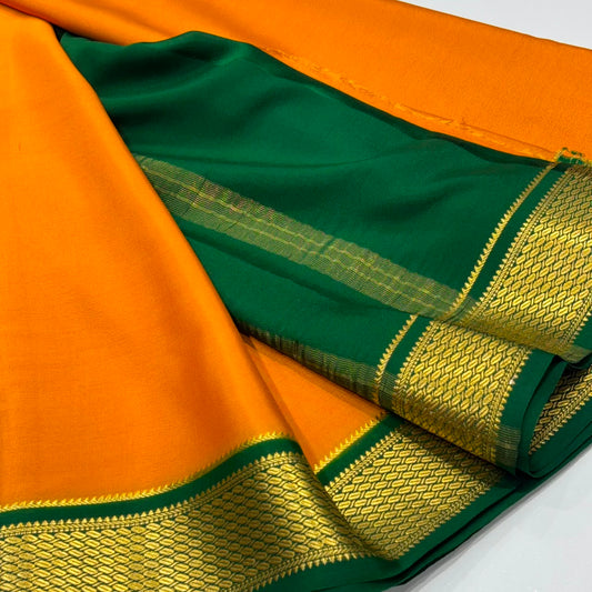 Pure Mysore Crepe Silk Saree