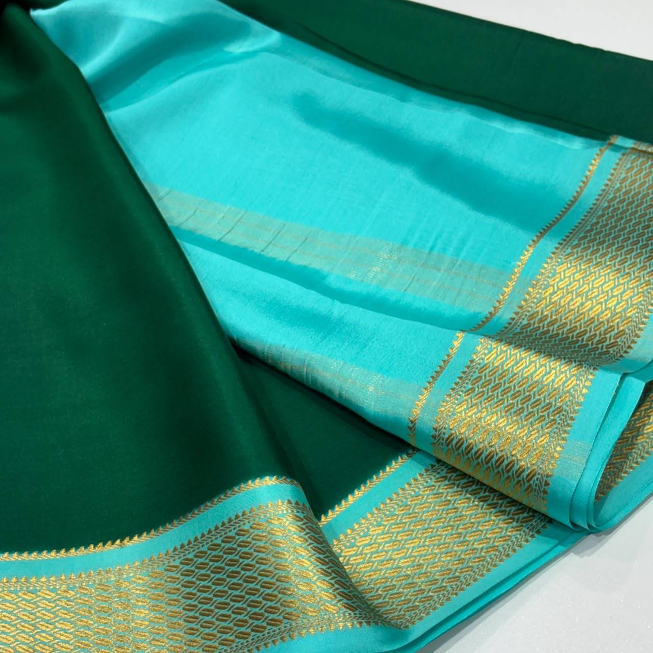 Pure Mysore Crepe Silk Saree