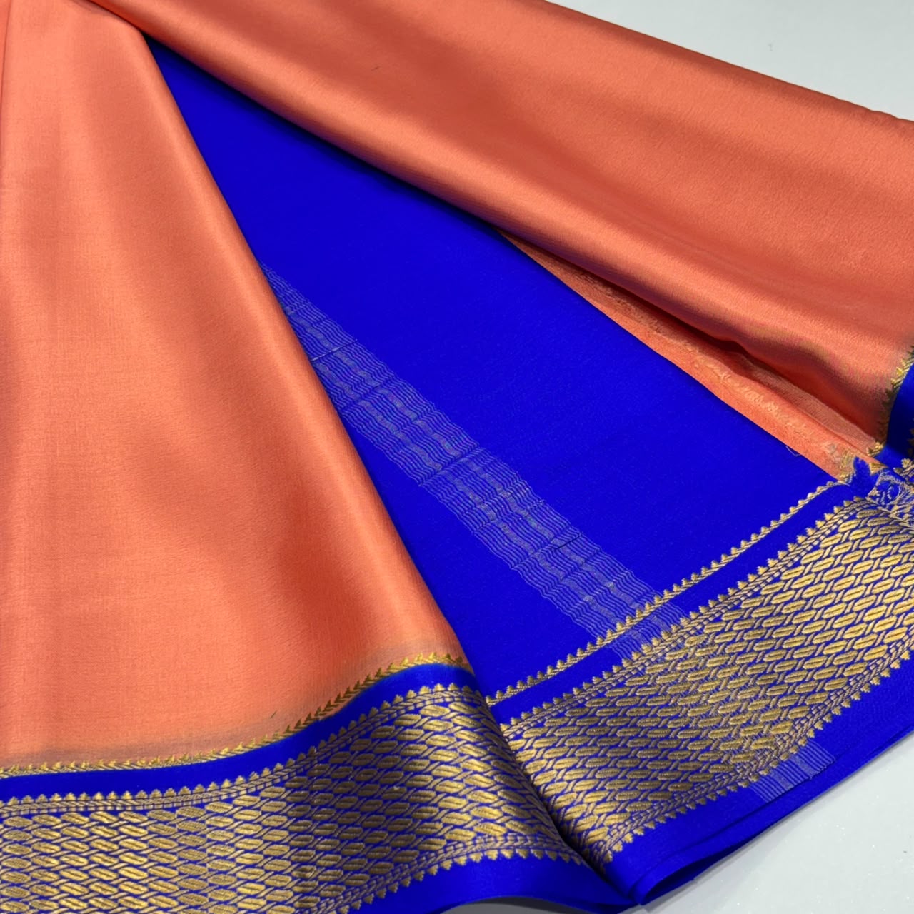 Pure Mysore Crepe Silk Saree
