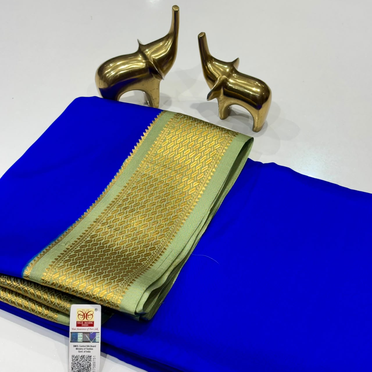 Pure Mysore Crepe Silk Saree