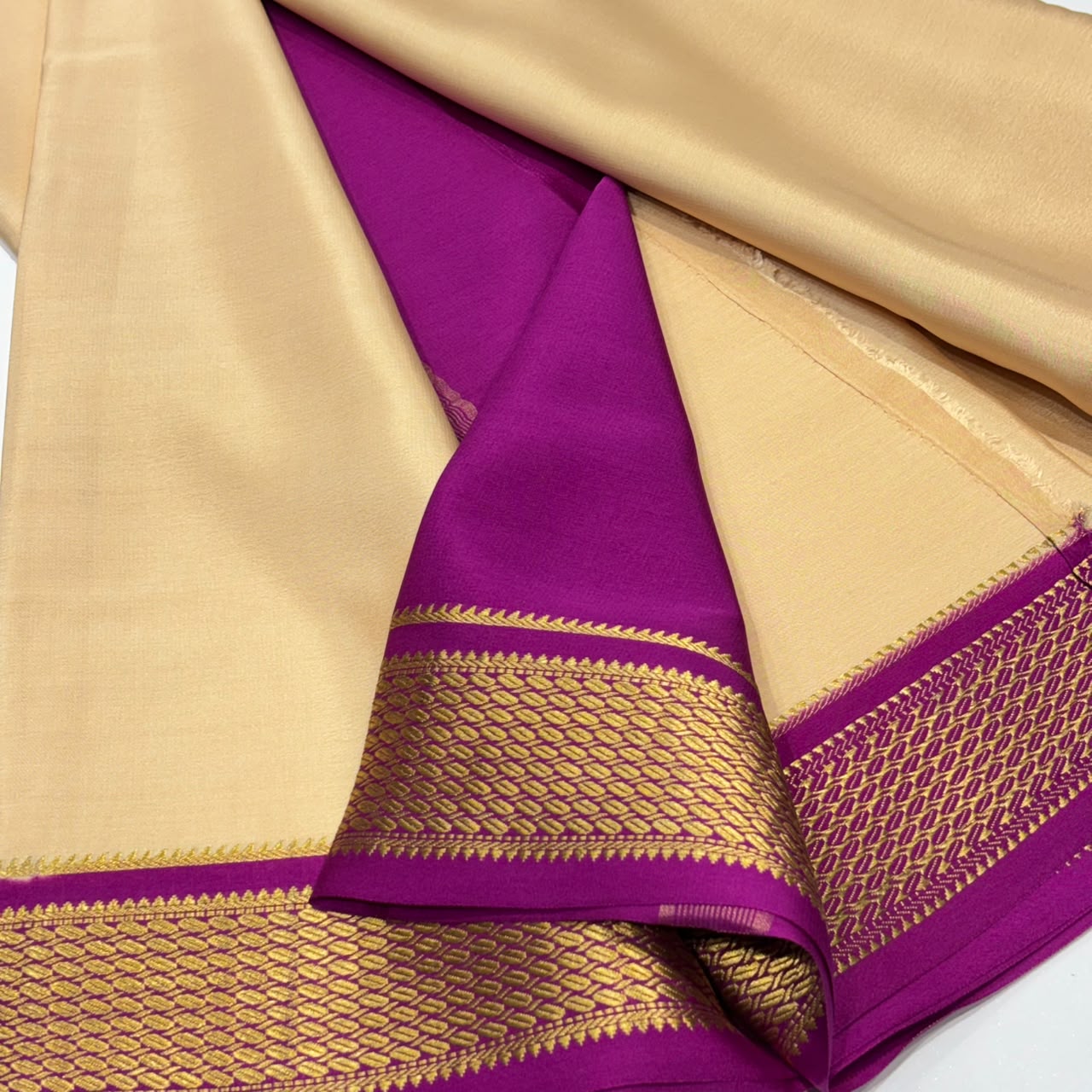 Pure Mysore Crepe Silk Saree