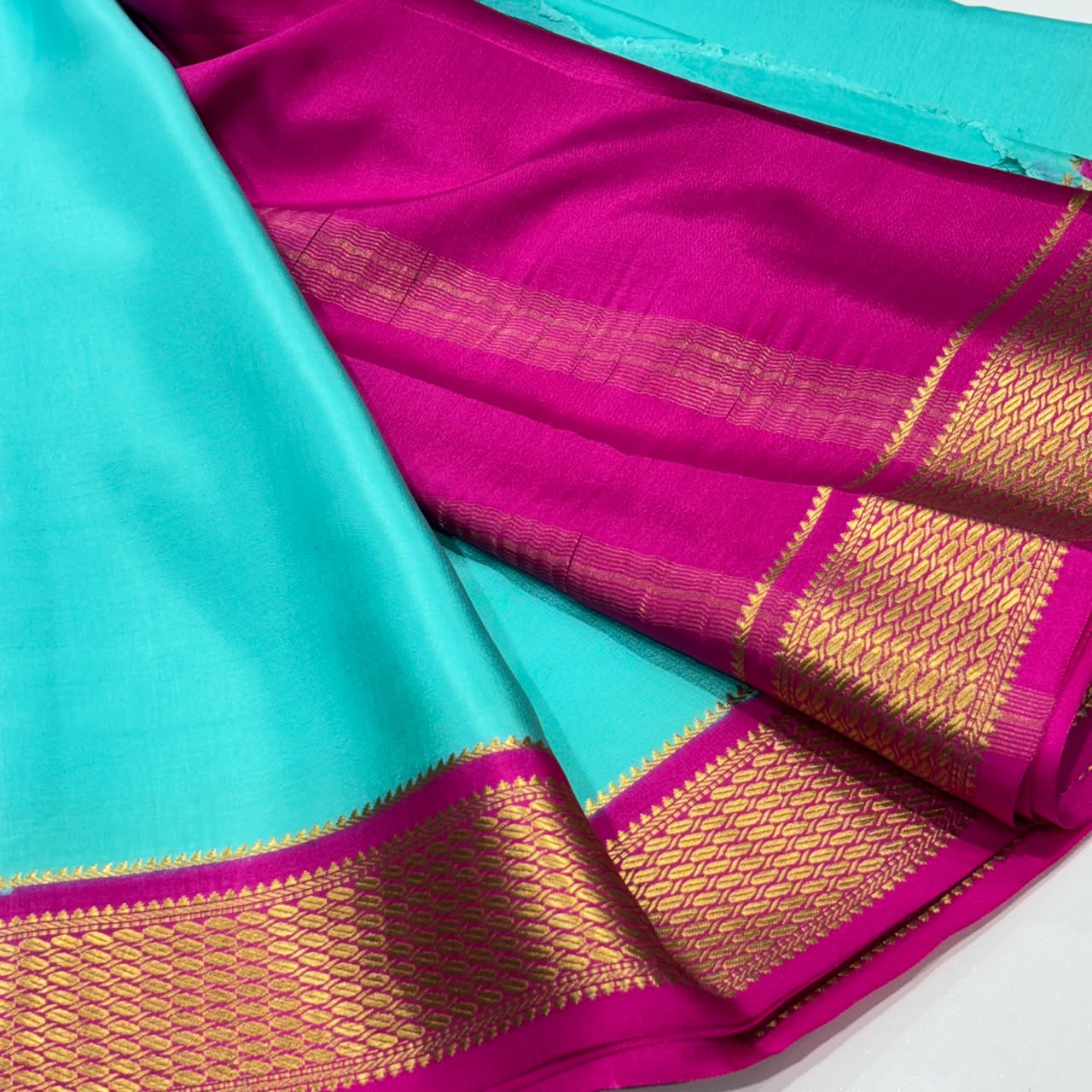 Pure Mysore Crepe Silk Saree