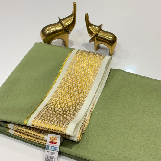 Pure Mysore Crepe Silk Saree