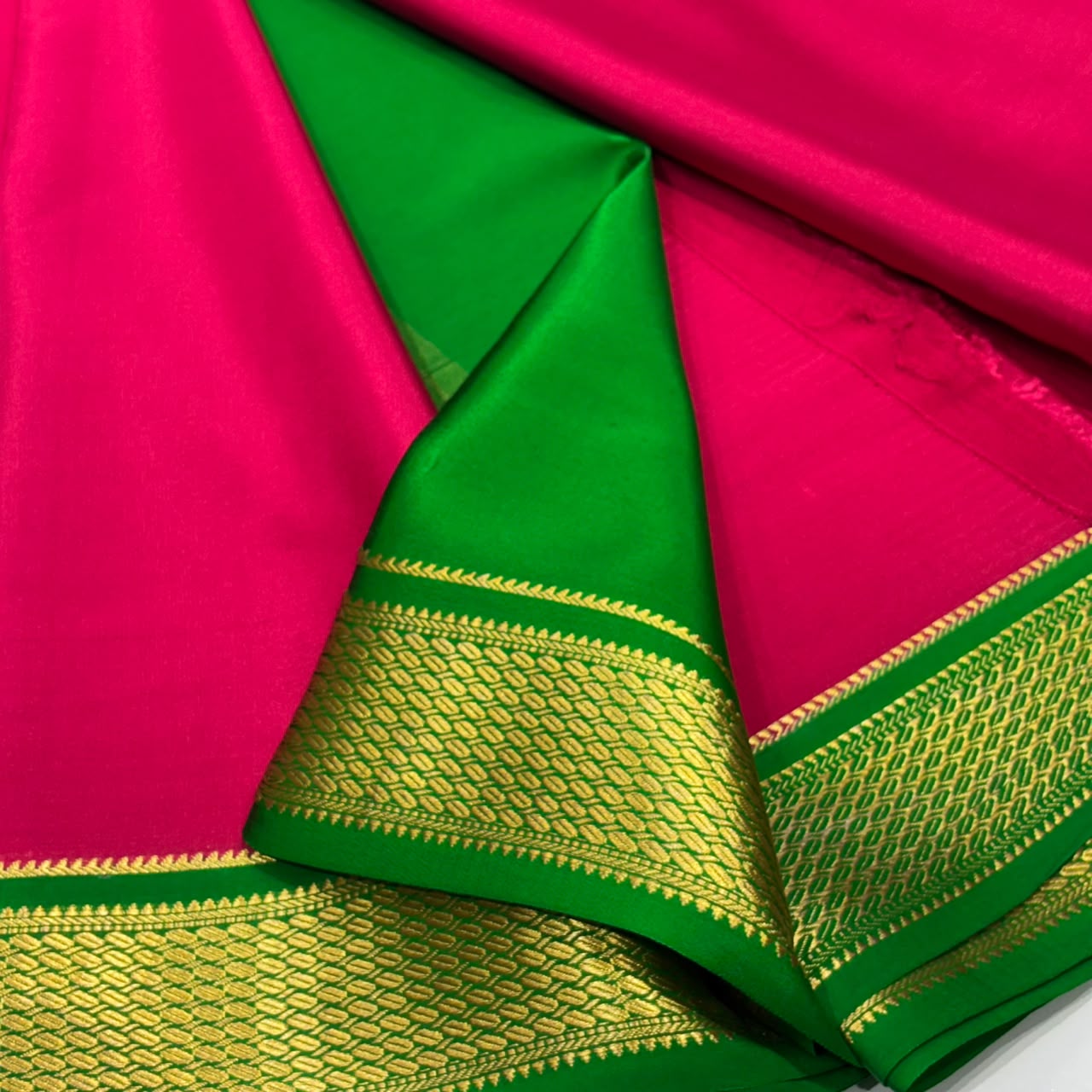Pure Mysore Crepe Silk Saree