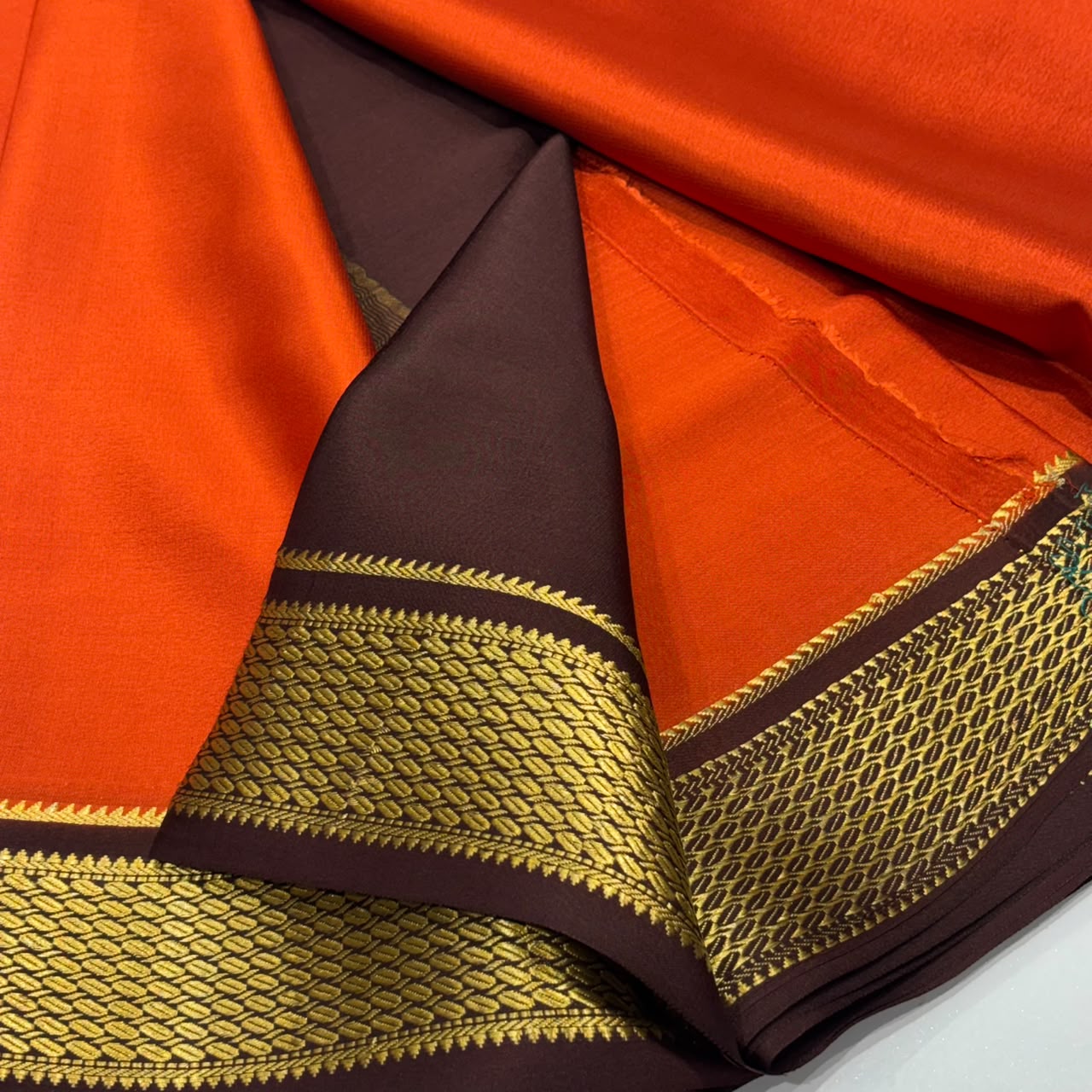 Pure Mysore Crepe Silk Saree