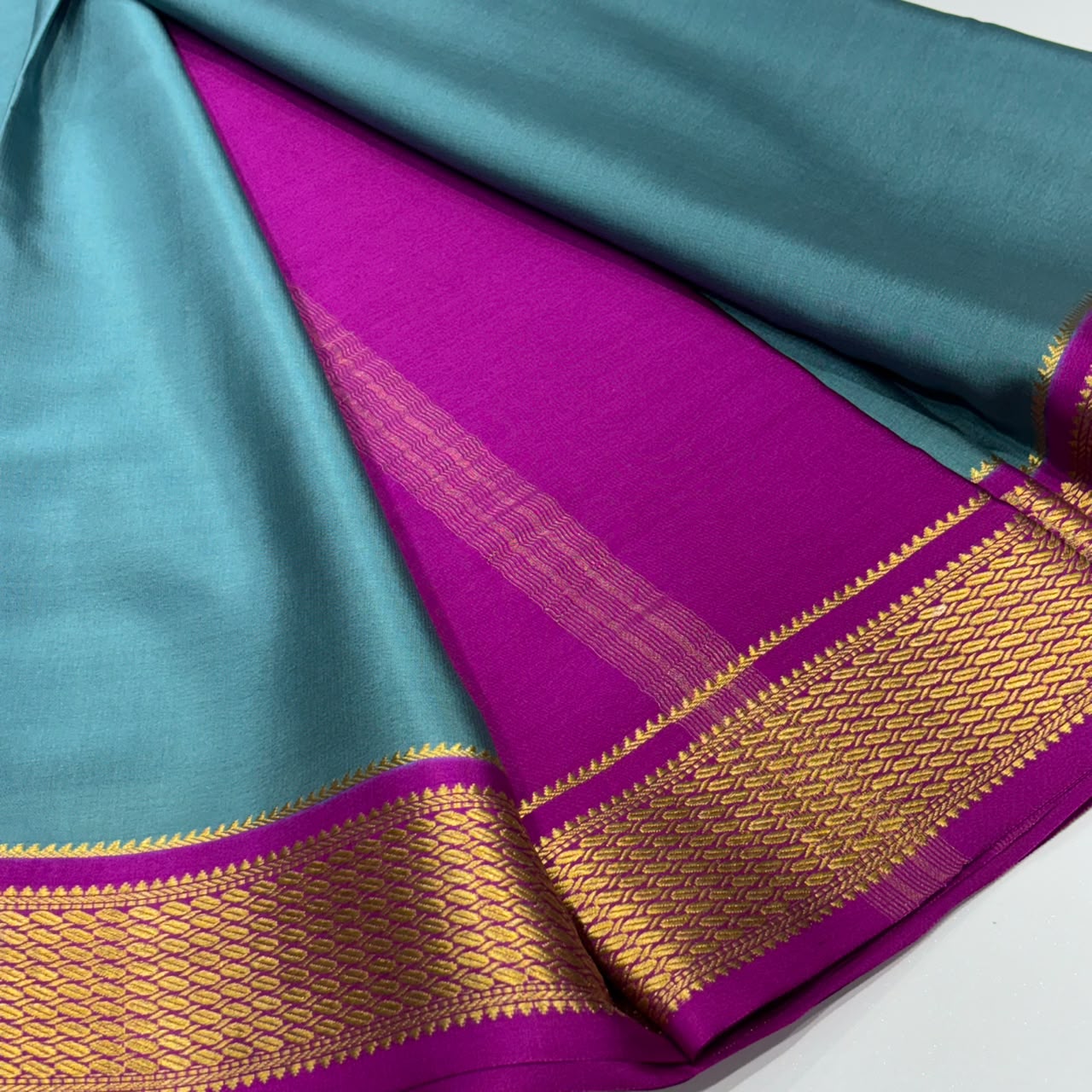 Pure Mysore Crepe Silk Saree