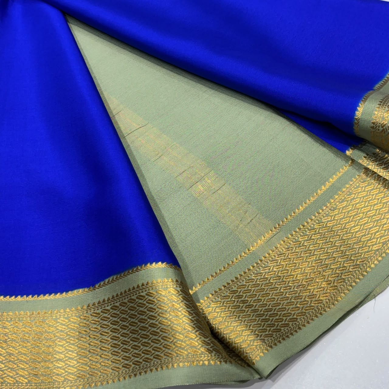 Pure Mysore Crepe Silk Saree